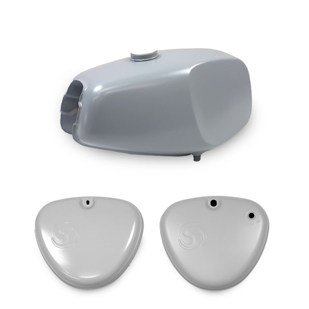 Buffalo Tank Set + 2 Side Covers, Primed for Simson S50/S51