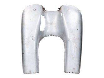 Knee plate for air filter no bracket - Simson KR51/2 Schwalbe steel