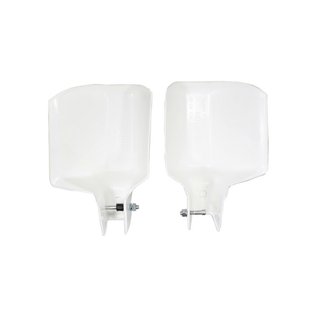 White Handguards/Hand Protectors Set for MZ ETZ Motorcycle