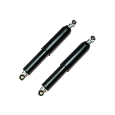 Pair of struts shock absorbers with plastic sleeve for Simson KR51 SR4-2 / 3/4 - black