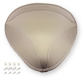 Simson SR2/SR2E Seat Cover w/ Split Rivets - Beige