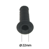 Left Fixed Rubber Handlebar Grip for MZ ETZ/TS/ETS & Simson S50