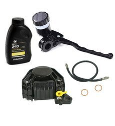 Set master cylinder brake pump + brake caliper + brake fluid for MZ ETZ