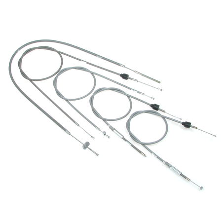 Bowden cable kit for Simson KR51/1 Schwalbe, 5pc, grey, external thread