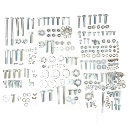 Zinc-Plated Hex Bolts Frame Kit for MZ ETZ 250 – 285 pcs