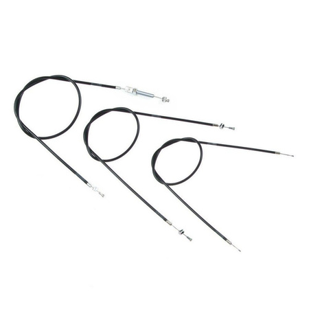 Bowden Cable Kit for MZ RT125/1 RT125/2 - Black (3-piece)