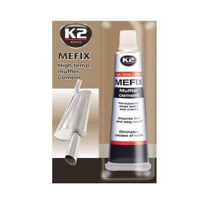 K2 MEFIX Exhaust Repair Paste 140g – Sealant for Exhaust Systems
