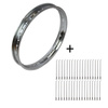 Obręcz 16 cali + szprychy chromowane do Simson S50 S51 S70 KR51 SR4 - chromowane