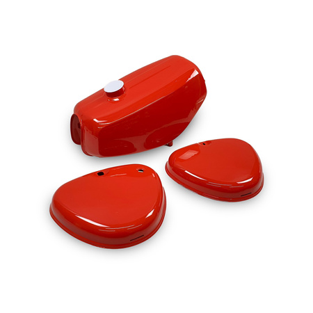 Simson S51 S70 Tank & Side Covers Kit, Sealed, Red, Top Quality