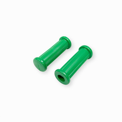 Pair footpeg rubbers (old) for Simson S50/S51/S70 KR51 Schwalbe - green