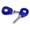 zestaw 2x napinacz łańcucha wzmocniony ALU do Simson S51 SR4 KR51 Schwalbe SR50 - niebieski