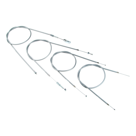 Bowden Cable Set (4-piece) for Hercules K103 S (foot shift) - gray