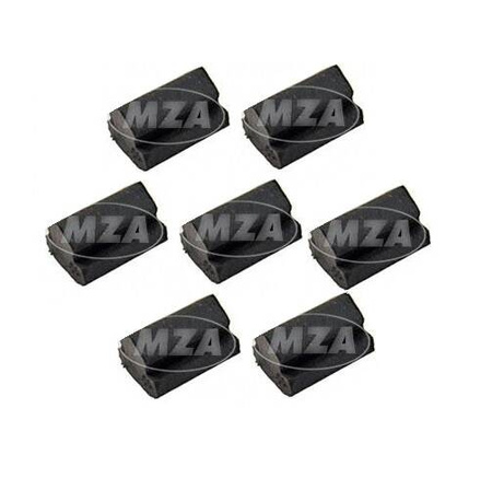 8x Rubber Bumpers for Simson SR4 Side Panels (Spatz/Star/Sperber/Habicht)