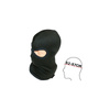 Balaclava black polar S / M 2-hole mask for motorcycle moped bike quad