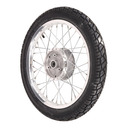 Complete Wheel Alloy Rim 1.6x16" for Simson Models - Perfectly Assembled
