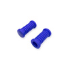 Pair of Footpeg Rubbers for Simson S50/S51/S53/S70/S80 - Blue