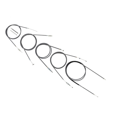 Bowden cable kit for NSU Lambretta 125/150 - grey