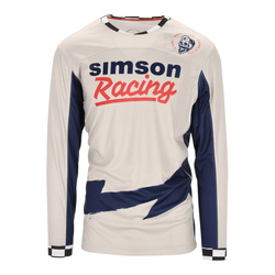 T-shirt with motif: SIMSON Racing, color: white, size: S