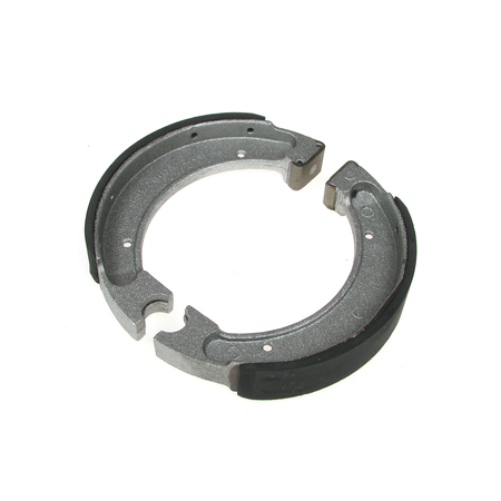 Title (≤75 chars):
Pair Motorcycle Brake Shoes for DKW RT125/2H, 175/200 S/VS - Core Exchange

Description:
Pair of core-exchange brake shoes for DKW RT 125/2H and 175/200 S/VS. Ideal for vintage DKW motorcycles — return core required. Keywords: brake sho