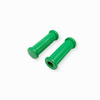 Pair footpeg rubbers (old) for Simson S50/S51/S70 KR51 Schwalbe - green