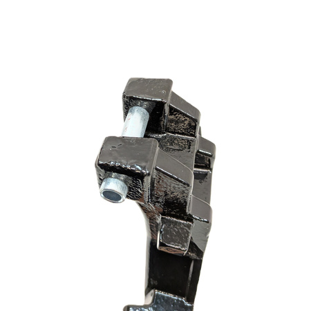 Stojak uchylny +2cm przedłużony stojak główny do Simson S51 S50 - czarny jedwabisty mat