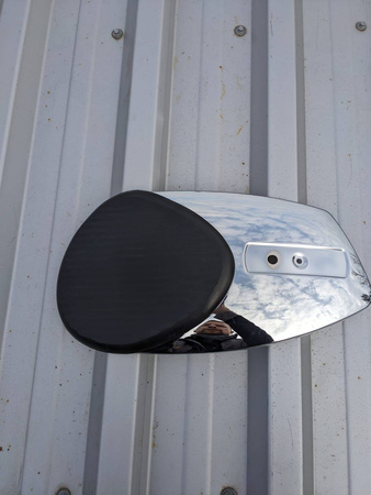 Pair Chrome Tank Trim Panels for MZ TS250/TS250/1