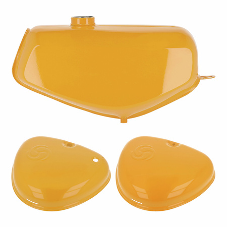 Fuel Tank + Side Cover Set for Simson S51/S70 – Daffodil Yellow