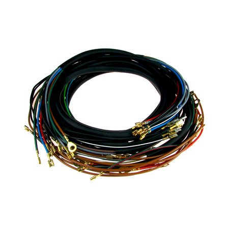 Cable harness for MZ TS250, TS250 / 1, ETS250 with colored circuit diagram