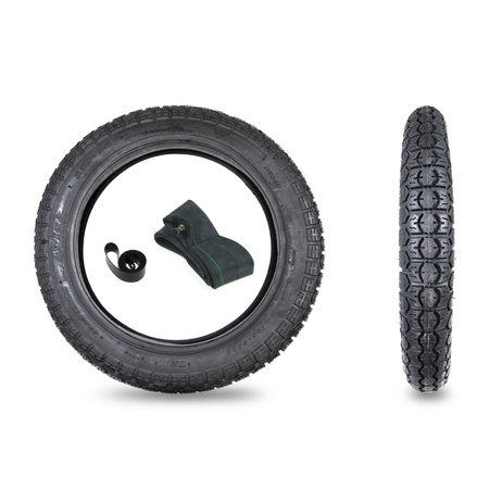 Tire 2.75x18 F-876 + Inner Tube + Rim Tape for MZ ETZ/TS