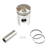 Set piston complete ø38.00 ALMET basic dimensions for Jawa 50 type 20 21 23 Romet OGAR