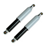 Pair Shock Absorbers with Plastic Bushing for Simson KR51 SR4 - Grey/Black