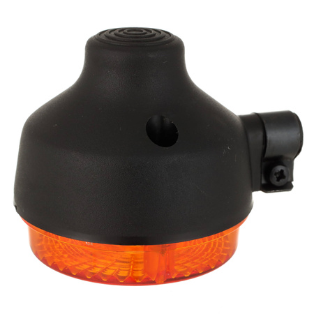 Blinker mit E-Prüfzeichen hinten (schwarz / orange) für Simson S50 S51 MZ TS ETZ