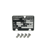 Zündapp replacement data plate + pin for KS50 KS75 KS100 R50 RS50 (1960-69)
