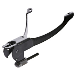 Seat frame with fork mount for AWO 425T — black, powder-coated