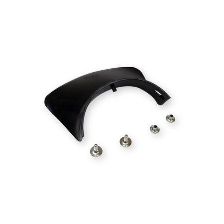 2x Black Fender Mudflaps with Rivets for Simson S50 S51 S70