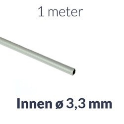 1m x obudowa linki Bowdena (szara) wewnętrzna ø3.3mm do motorowerów, motocykli, hamulców, sprzęgieł, przepustnic