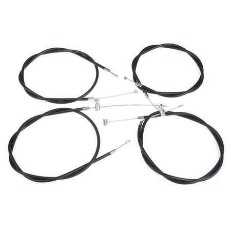 Bowden Cable Kit for DKW RT250H (4-piece) Black