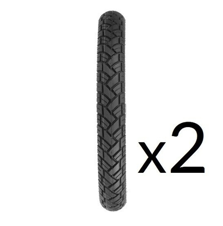 2x Vee Rubber 2.75x16 43J Slick Tires VRM094 for Simson S50 S51 KR51 SR4