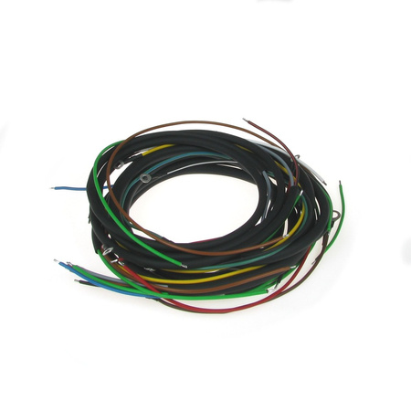 Wiring harness for IWL Berlin Scooter, Wiesel (with colored circuit diagram)