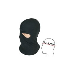 Black Cotton Balaclava S/M 2-Hole Mask for Motorcycle, Moped, Bike, Quad