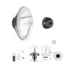 Curved Headlight + Sealed Bulb Socket & Bulbs for MZ ETZ/TS