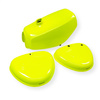 Tank & Side Panels Set (swirl logo) Simson S50/S51 - neon-yellow