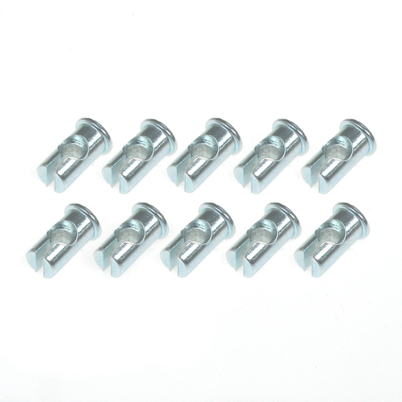 10x slotted nipple mounts for Bowden cables, brake levers, clutch levers