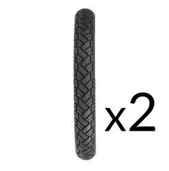 2x Vee Rubber 2.75x16 43J Slick Tires VRM094 for Simson S50 S51 KR51 SR4