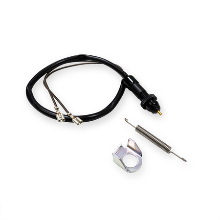 Brake light switch set with mount & spring - for MZ ETZ, Simson S51