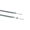 Universal 2m Throttle Cable w/ Screw Nipple - Cuttable, Grey (Quad/Moped)
