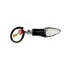 2x LED Indicators M8x1.25 12-LED for Simson S51 - Carbon (E-marked)