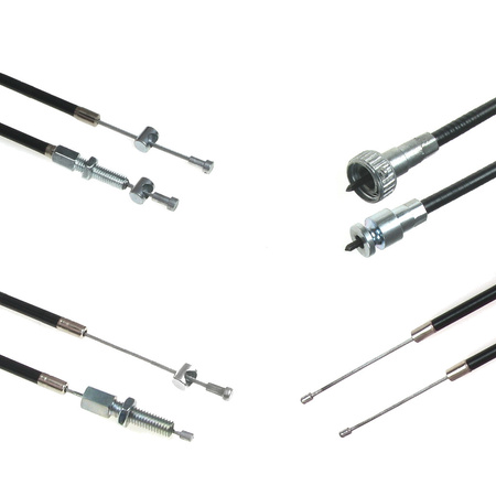 Bowden cable kit + speedometer cable for NSU Fox 2T/4T