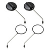 4x M8 120mm Stainless Mirrors L+R for Simson S50/S51/S70/KR51/Schwalbe