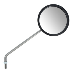 Mirror Ø90mm for Simson S50, S51, S70, KR51/2 Schwalbe - stainless steel arm